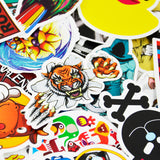 50 PCS Mixed Cartoon Toy Stickers