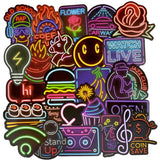 50 PCS Neon Light Sticker